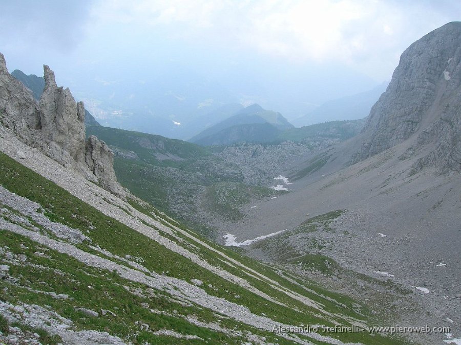 10 Val Conchetta dall'alto.JPG - La Val Conchetta dall'alto